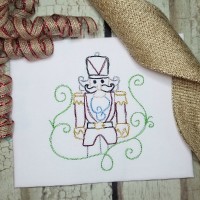 Nutcracker Soldier Machine Embroidery Design